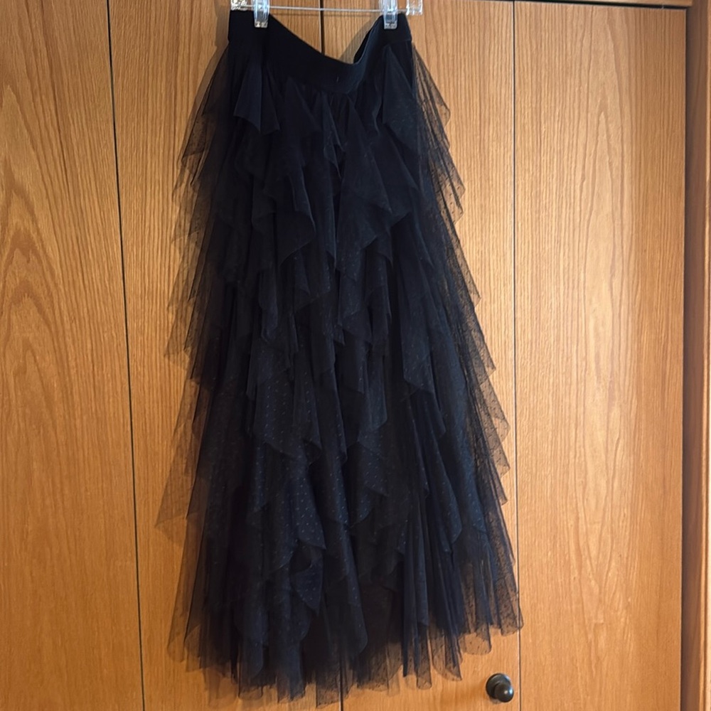 Black Layered Skirt. Top sold separately